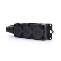 Stekkerdoos RA rubber 3...