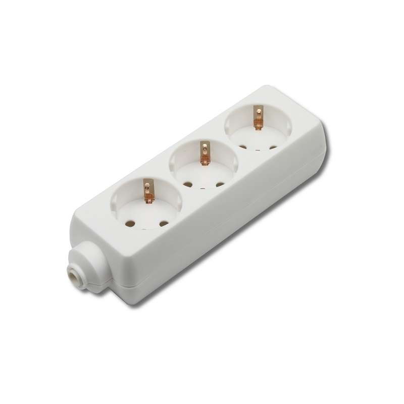 Tafelstopcontact 3-voudig RA wit