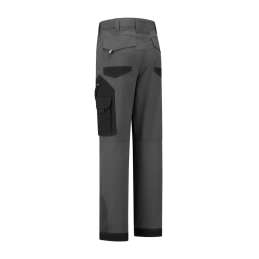 Werkbroek 4-way stretch ripstop grijs/zwart