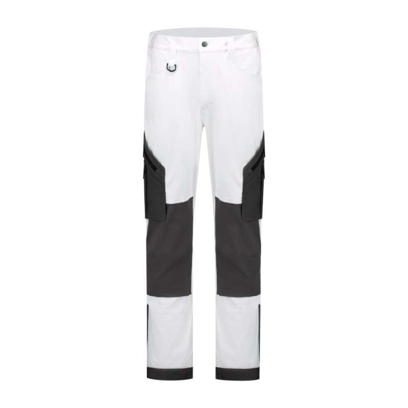 Werkbroek 4-way stretch ripstop wit/grijs