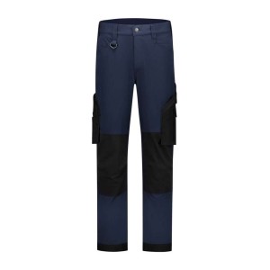 Werkbroek 4-way stretch ripstop navy/zwart