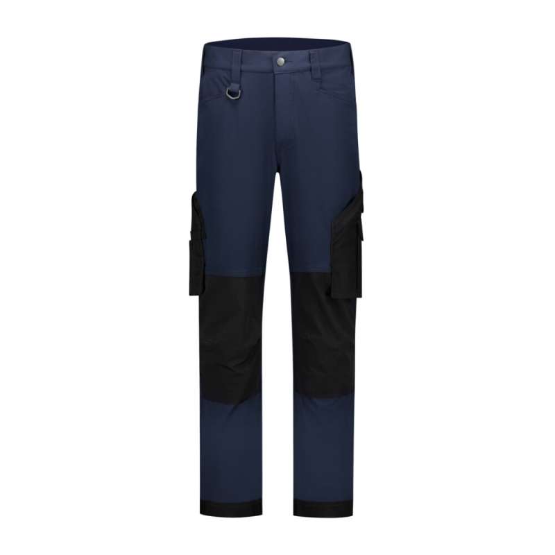Werkbroek 4-way stretch ripstop navy/zwart