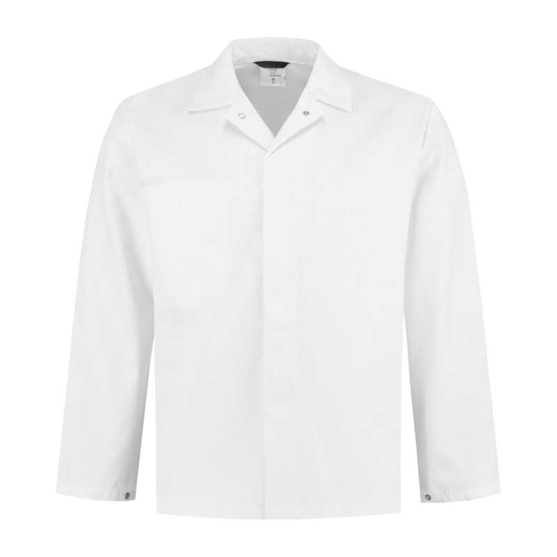 Werkjasje food kort wit