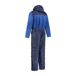 Winteroverall polyester/katoen korenblauw/navy
