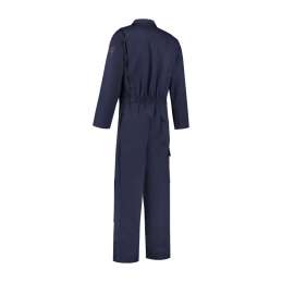 Vlamvertragende overall katoen navy