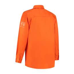 Overhemd vlamvertragend anti statisch oranje