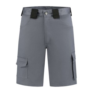 Bermuda Katoen/Polyester grijs/zwart