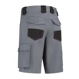 Bermuda Katoen/Polyester grijs/zwart