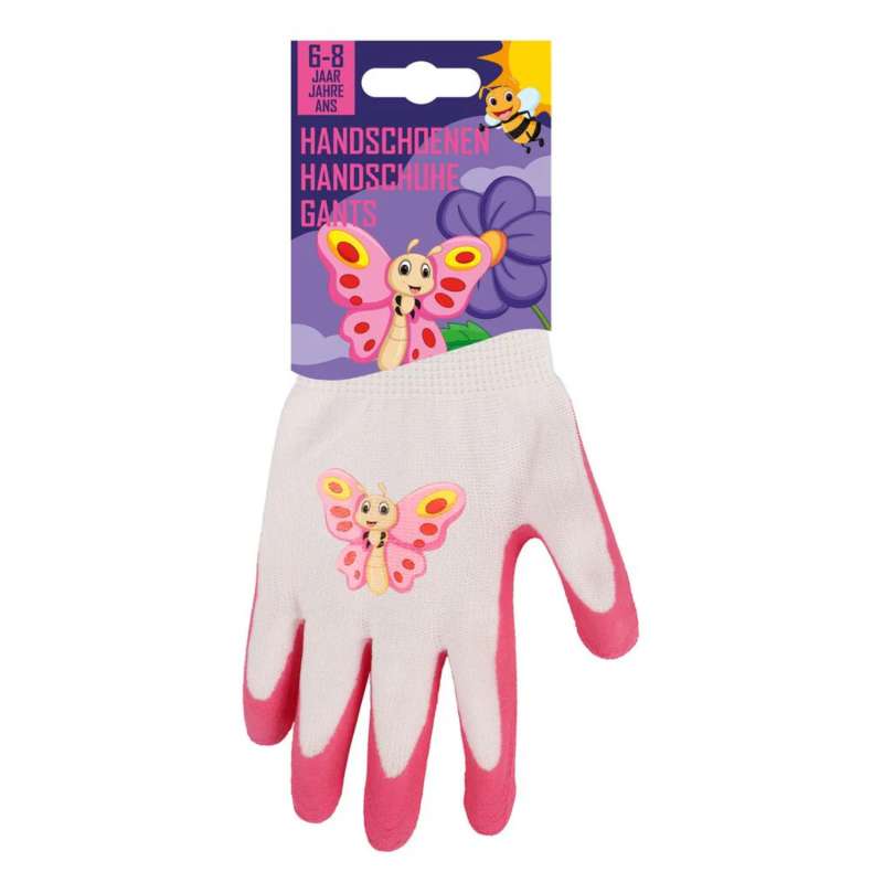 Kinderhandschoen vlinder 6-8 jaar