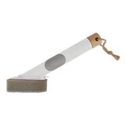 Schuurspons met steel en zeepdispencer gerecycled