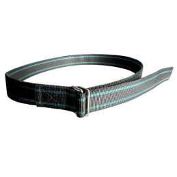 Halsband nylon blauw/zwart...