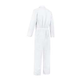 Food overall polyester/katoen wit