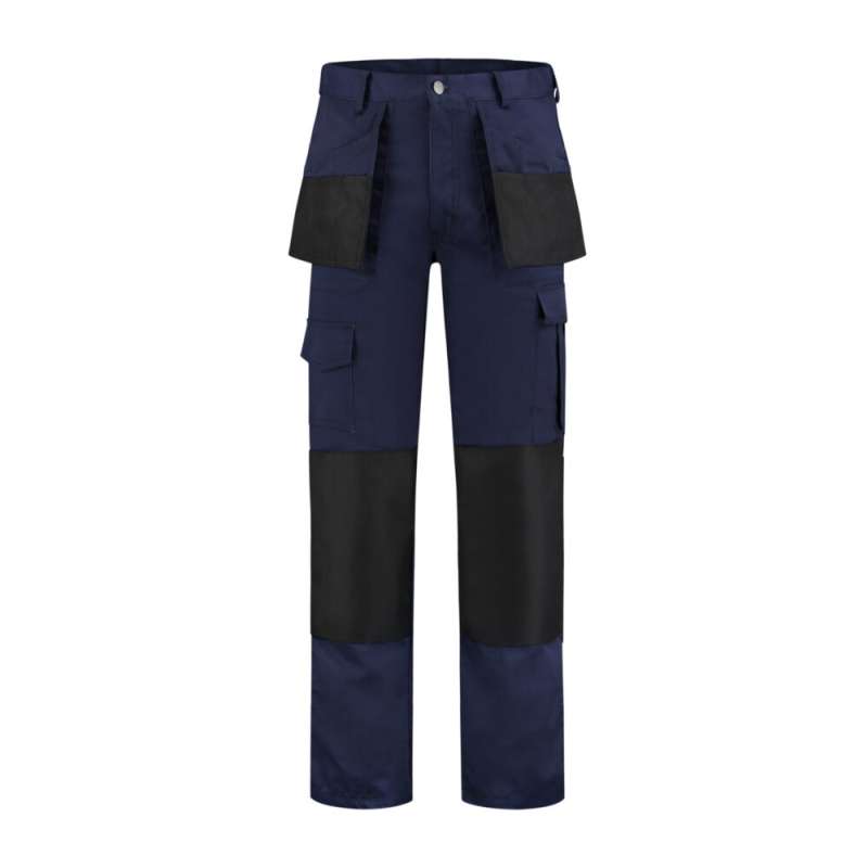 Werkbroek Oxford polyester/katoen navy/zwart