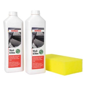 Sonax Wash en shine 2 x 500ml met spons