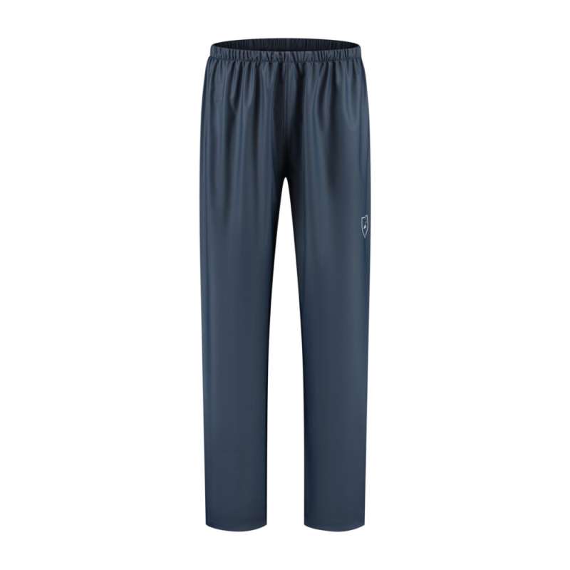 Regenbroek PU navy