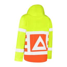 Regenjas Verkeersregelaar RWS fluo-geel/oranje