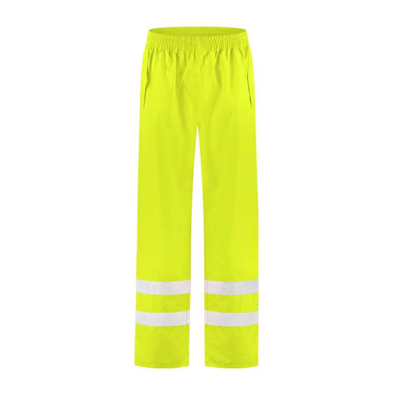 Regenbroek Oxford high visibility geel