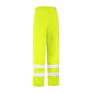 Regenbroek Oxford high visibility geel