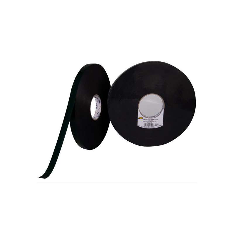 Bevestigingstape dubbelzijdig zwart 19mm x 50m
