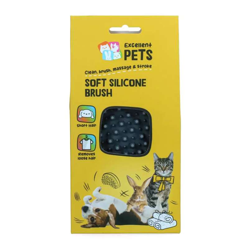 Excellent Pets Soft Silicone Brush Kort haar