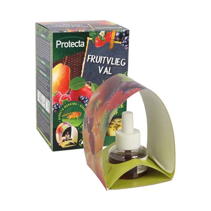 Fruitvliegjesval met lokstof