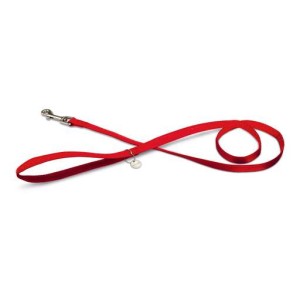 Hondenriem Mac Leather rood 120 cm x 25 mm