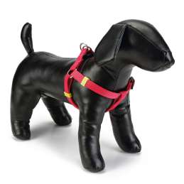 Hondentuig nylon roze 26-40...