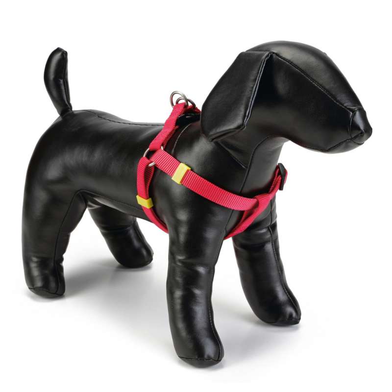 Hondentuig nylon roze 46-75 cm x 20 mm