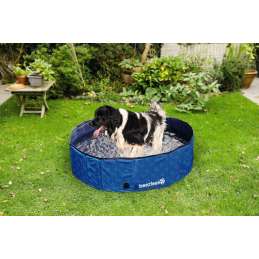 Hondenzwembad doggy dip blauw 120 x 120 x 30 cm