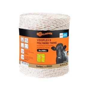 Schrikdraad Vidoflex 9 Plus wit 400 meter