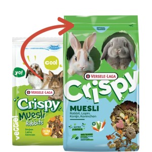 Crispy Muesli konijnen 850 gram