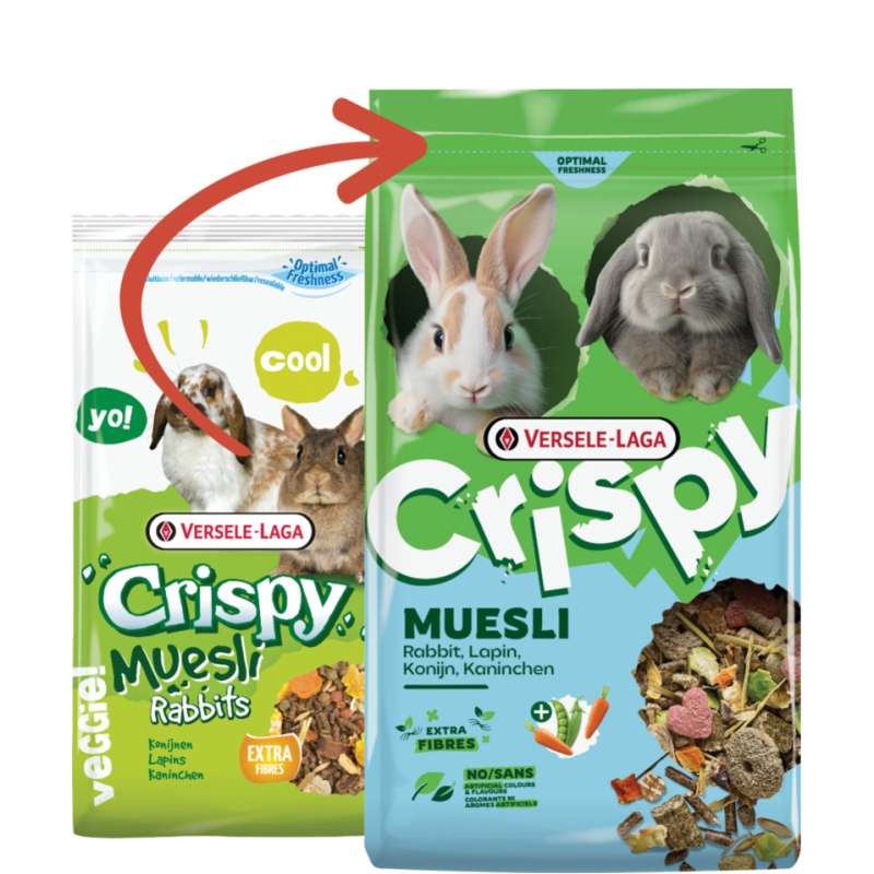 Crispy Muesli konijnen 850 gram