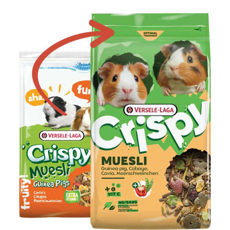 Crispy muesli cavia's 2.5 kg