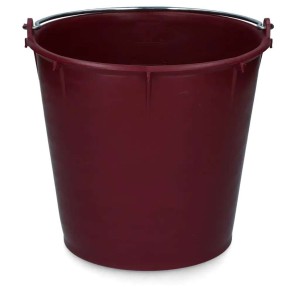 Emmer met beugel Bordeaux rood 7 liter