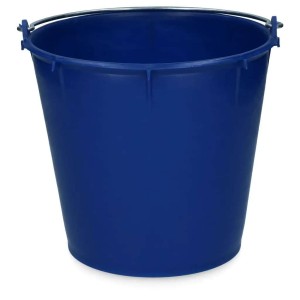 Emmer met beugel donkerblauw 7 liter