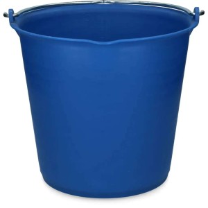 Emmer met schenktuit donkerblauw 15 liter