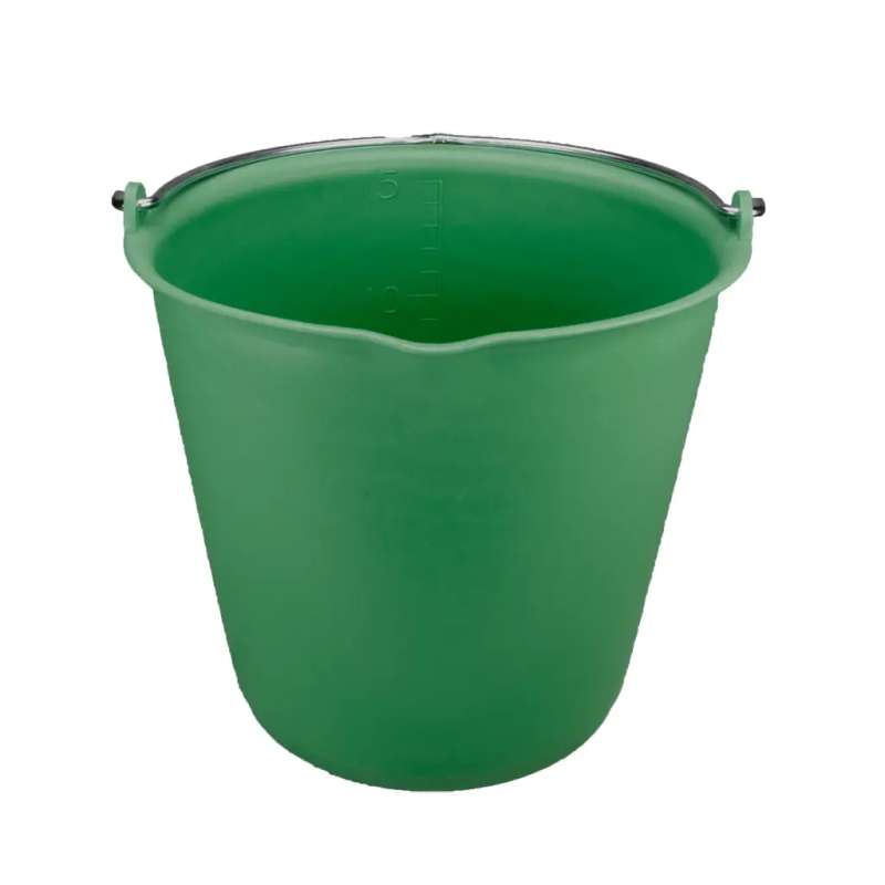 Emmer met schenktuit donkergroen 15 liter