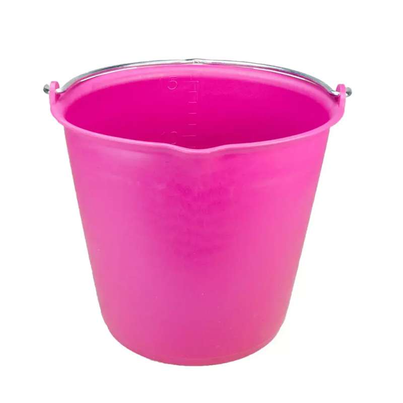 Emmer met schenktuit roze 15 liter