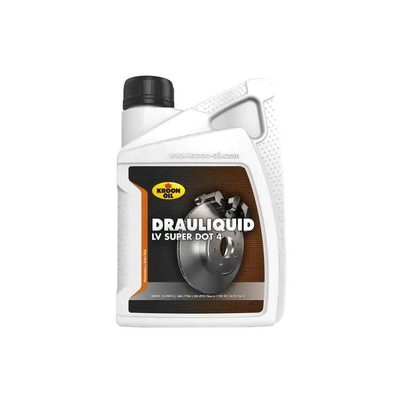 Kroon-Oil remvloeistof Drauliquid-LV Super DOT4 1L