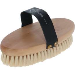 Paardenborstel met houten rug