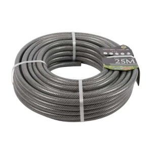 Grijze tuinslang versterkt 1/2" 25 meter