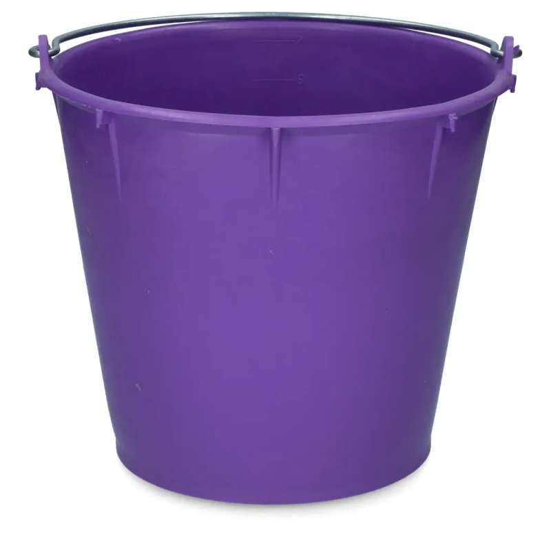 Emmer met beugel paars 7 liter