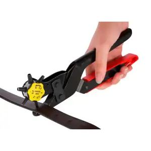 Kniptang met 6 ponsmaten