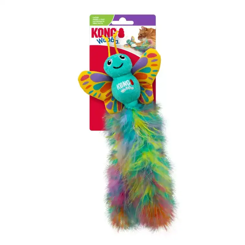 Kattenspeeltje KONG Wubba Butterfly