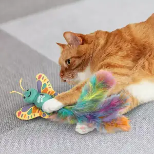 Kattenspeeltje KONG Wubba Butterfly
