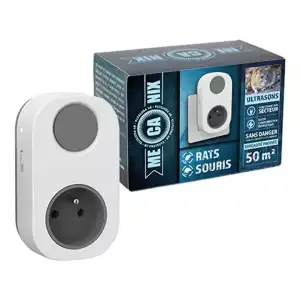 Ultrasoon verjager Rat en Muis 50m2 - 220V