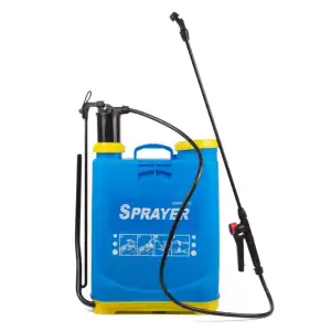 Rugspuit met zijzwengel 16 liter