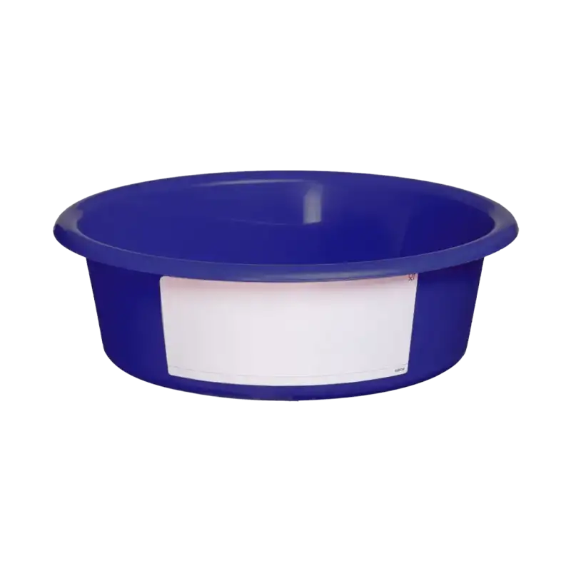 Voerbak 6 liter blauw