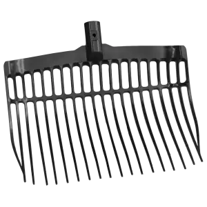 Mestvork zonder steel zwart