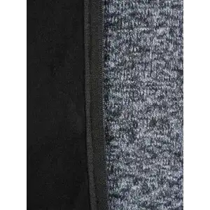 Gebreid vest Gus fleece gevoerd antraciet